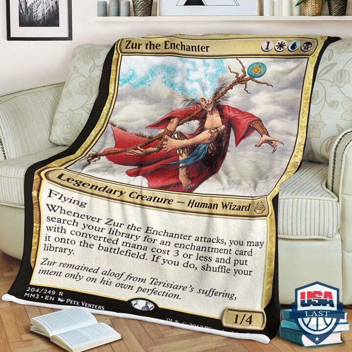 Game Mtg Magic The Gathering Zurthe Enchanter Sherpa Blanket 2 Game Mtg Magic The Gathering Zurthe Enchanter Sherpa Blanket 2