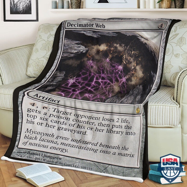 Game Mtg Mbs 105 Decimator Web Card Soft Blanket Game Mtg Mbs 105 Decimator Web Card Soft Blanket