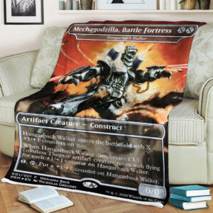 Game Mtg Mechagodzilla Battle Fortress Blanket