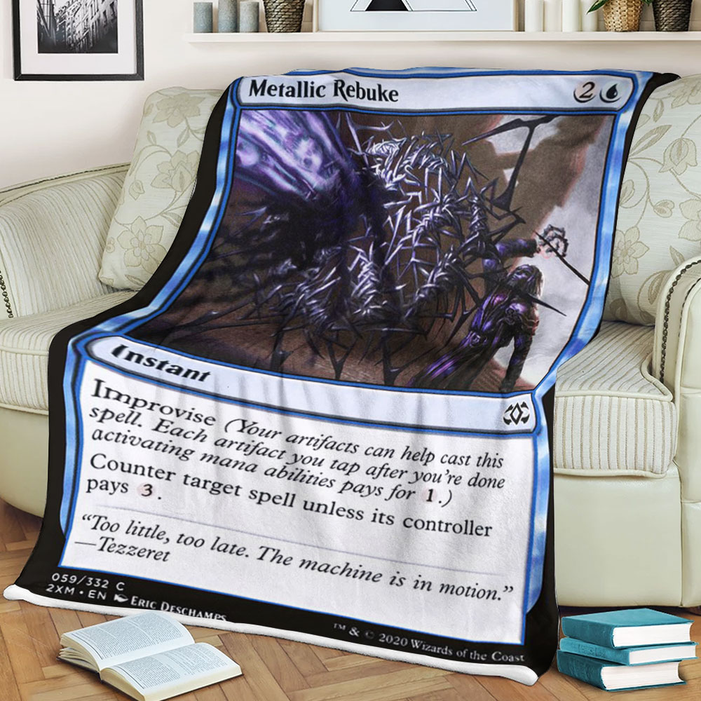 Game Mtg Metallic Rebuke Blanket Game Mtg Metallic Rebuke Blanket