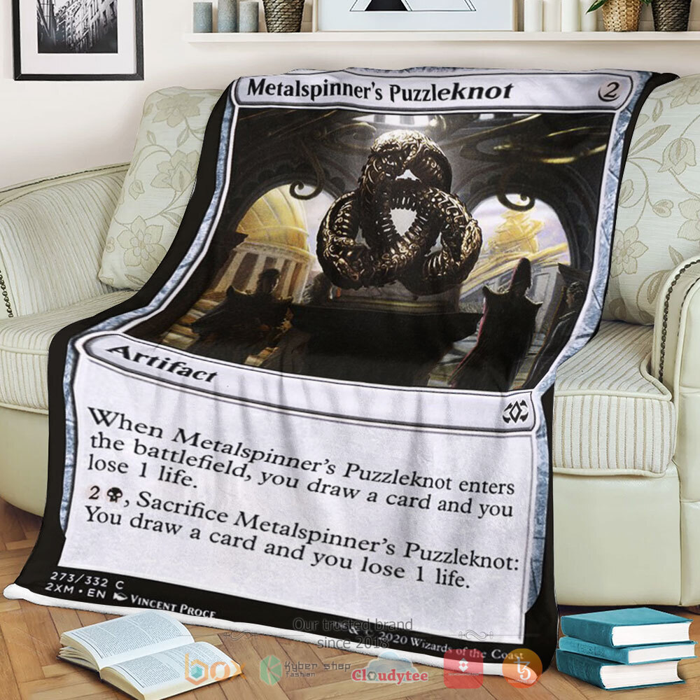 Game Mtg Metalspinner S Puzzleknot Sherpa Blanket Game Mtg Metalspinner S Puzzleknot Sherpa Blanket
