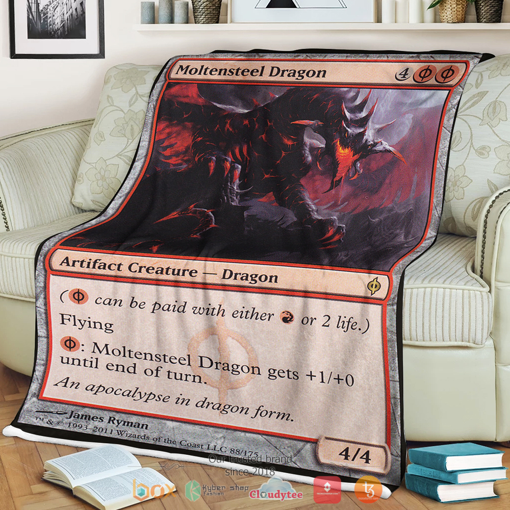Game Mtg Moltensteel Dragon Blanket Game Mtg Moltensteel Dragon Blanket