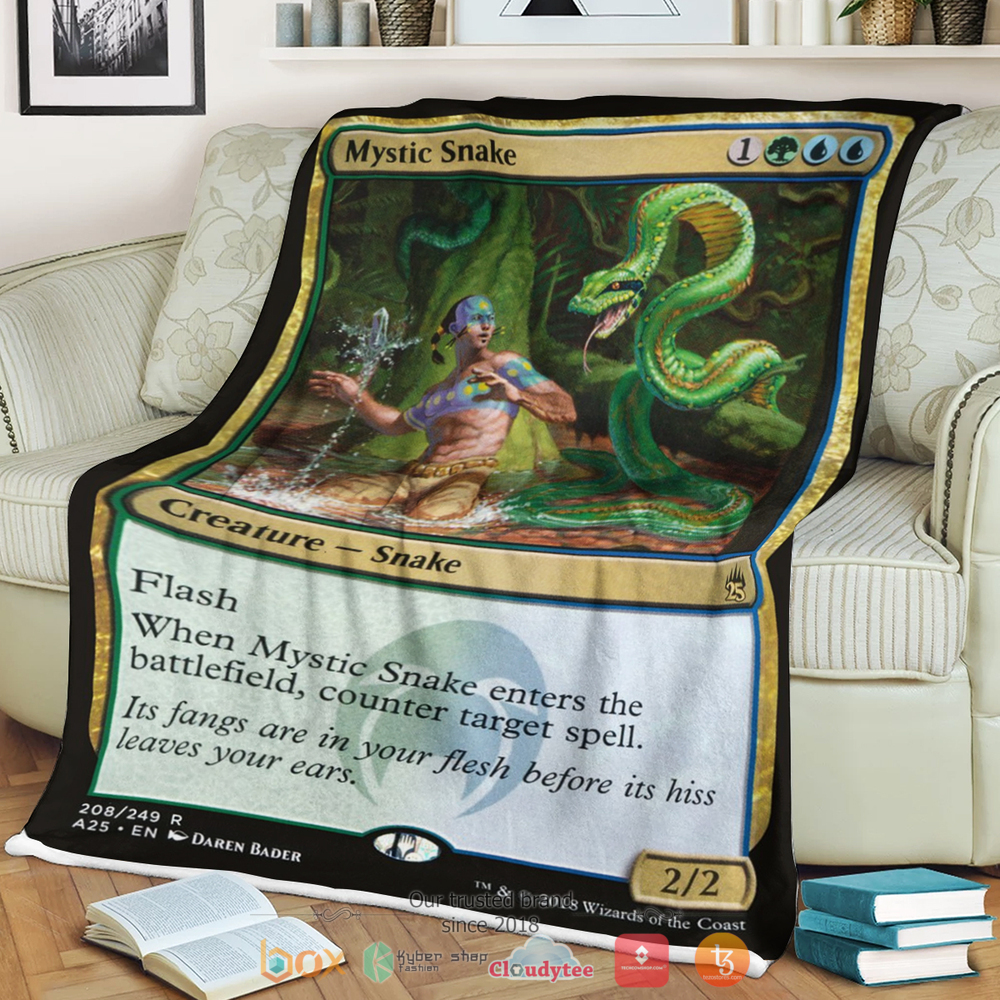 Game Mtg Mystic Snake Blanket Game Mtg Mystic Snake Blanket