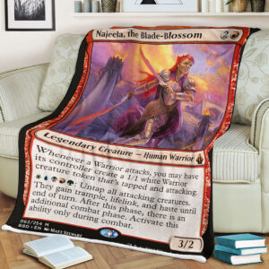 Game Mtg Najeela The Blade Blossom Sherpa Blanket