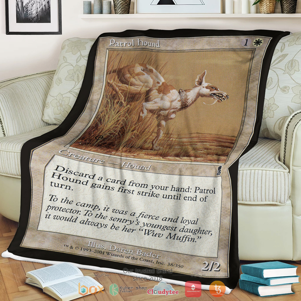 Game Mtg Patrol Hound Blanket Game Mtg Patrol Hound Blanket