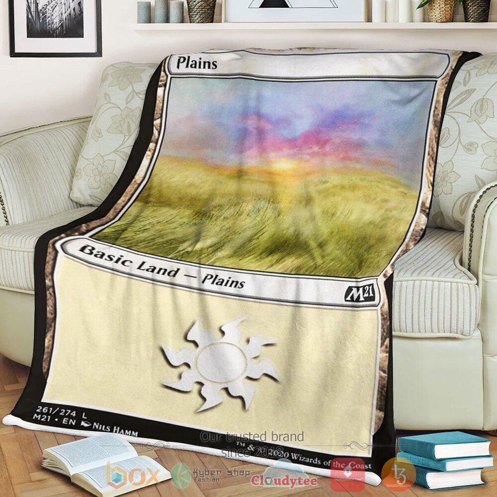 Game Mtg Plains Fleece Blanket Game Mtg Plains Fleece Blanket
