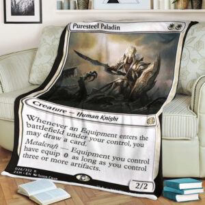 Game Mtg Puresteel Paladin Blanket