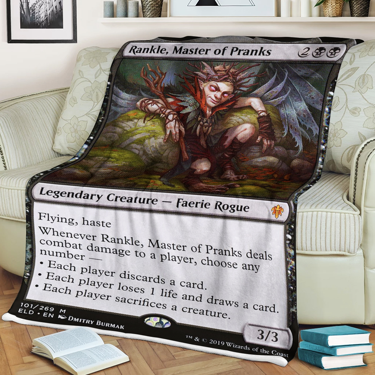 Game Mtg Rankle Master Of Pranks Blanket Game Mtg Rankle Master Of Pranks Blanket