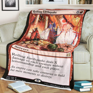 Game Mtg Rolling Earthquake Blanket