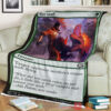 Game Mtg Run Afoul Fleece Blanket