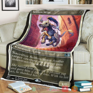 Game Mtg Selfless Savior Fleece Blanket