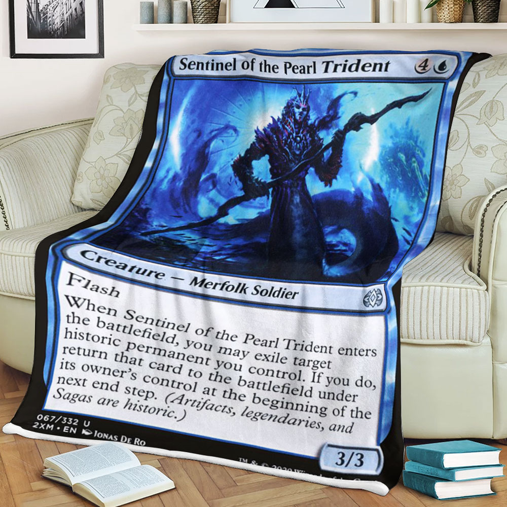 Game Mtg Sentinel Of The Pearl Trident Blanket Game Mtg Sentinel Of The Pearl Trident Blanket
