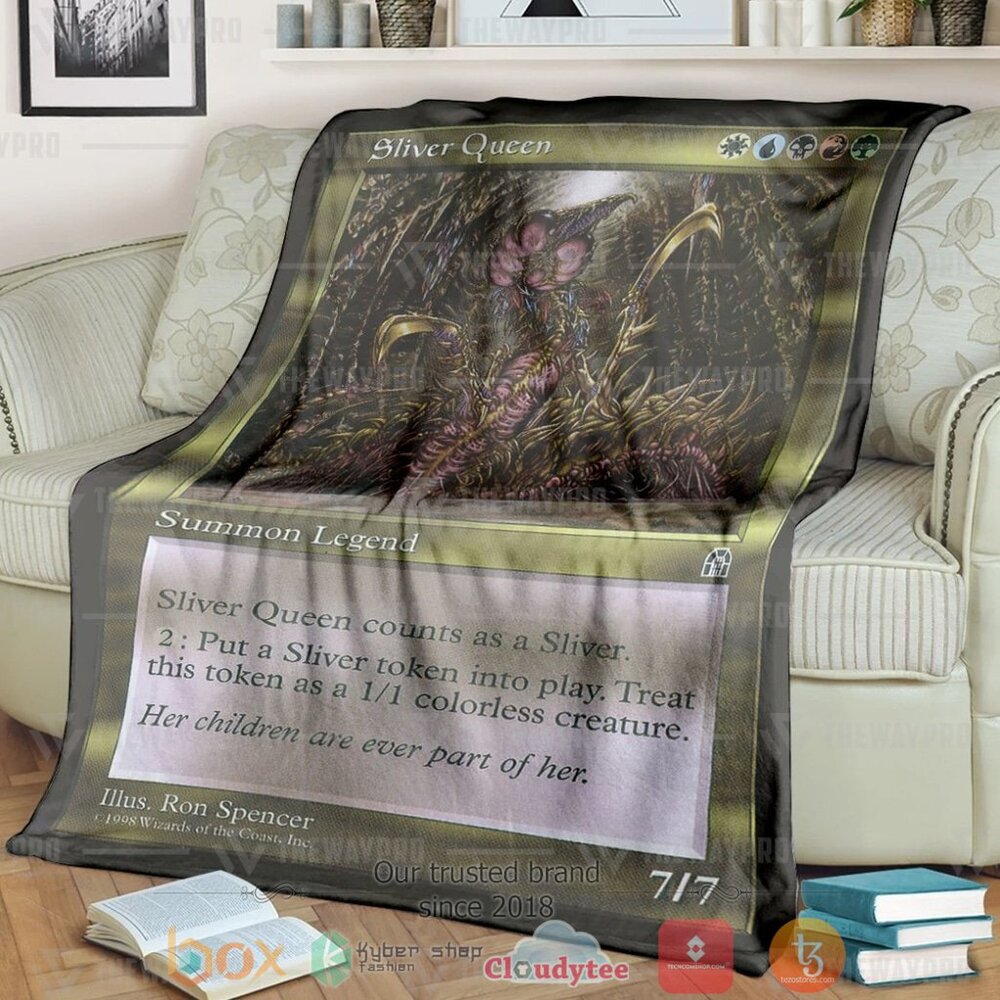Game Mtg Silver Queen Custom Soft Blanket Game Mtg Silver Queen Custom Soft Blanket