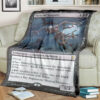 Game Mtg Skeletal Vampire Custom Soft Blanket 2