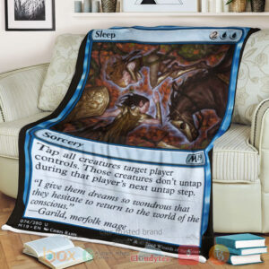 Game Mtg Sleep Sherpa Blanket