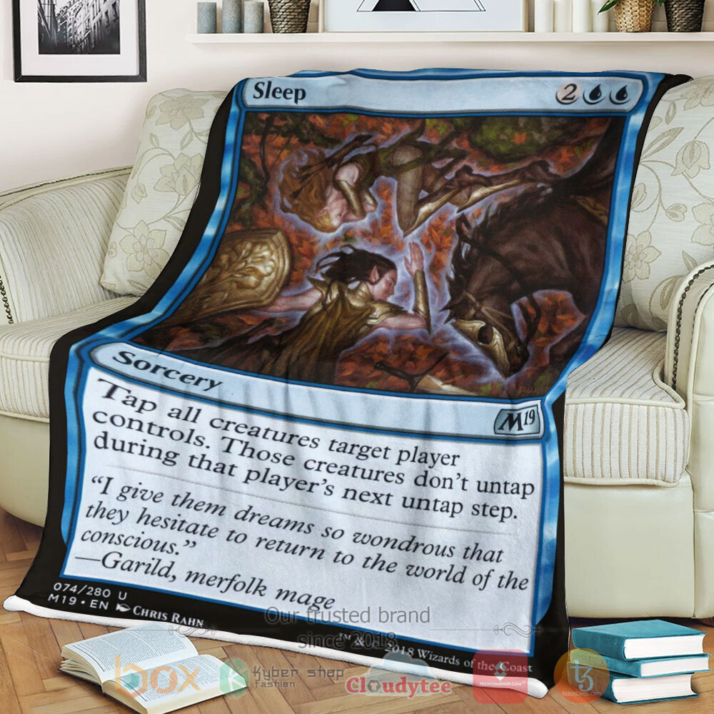 Game Mtg Sleep Sherpa Blanket Game Mtg Sleep Sherpa Blanket