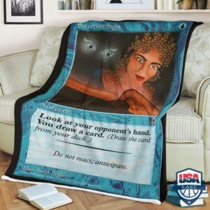 Game Mtg Sorcerous Sight Quilt Blanket