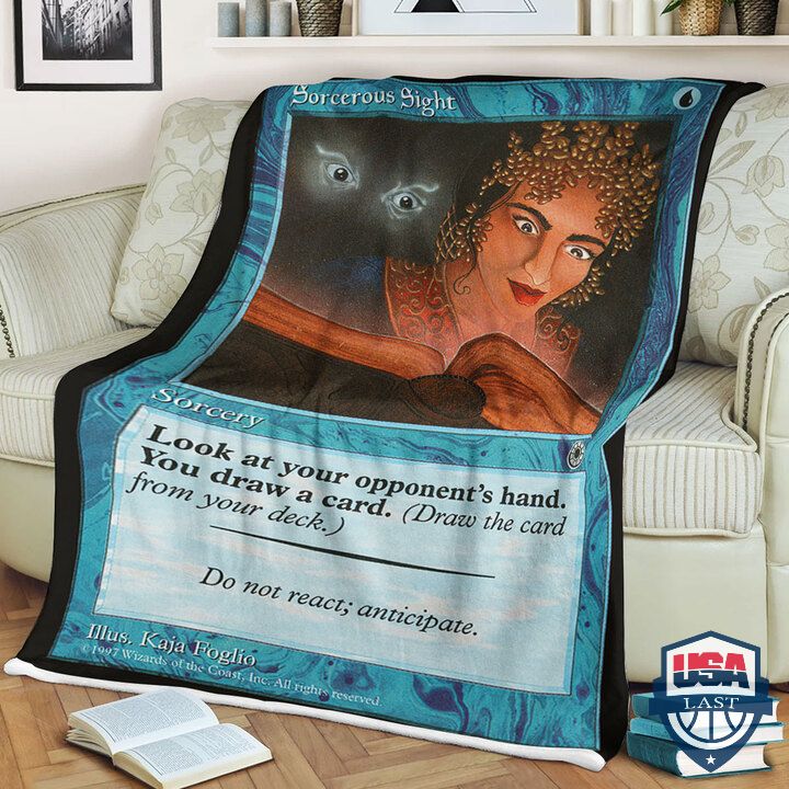 Game Mtg Sorcerous Sight Quilt Blanket Game Mtg Sorcerous Sight Quilt Blanket