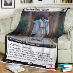 Game Mtg Speaker Of The Heavens Fleece Blanket