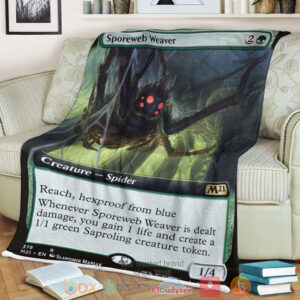 Game Mtg Sporeweb Weaver Fleece Blanket