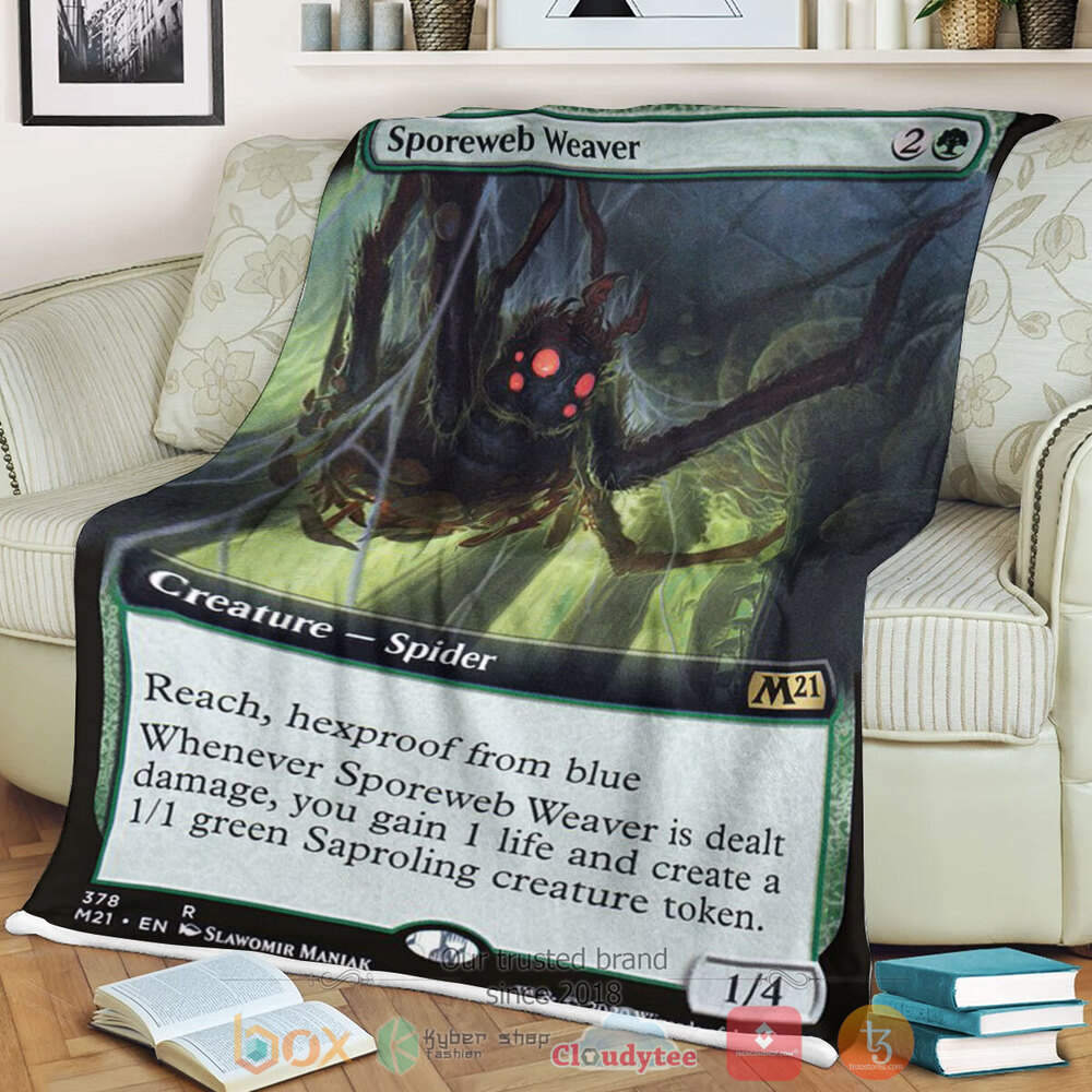 Game Mtg Sporeweb Weaver Fleece Blanket Game Mtg Sporeweb Weaver Fleece Blanket