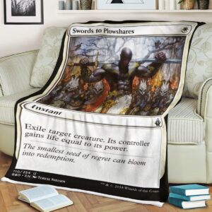 Game Mtg Swords To Plowshares Blanket