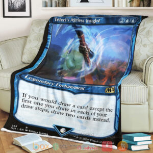 Game Mtg Teferi S Ageless Insight Fleece Blanket