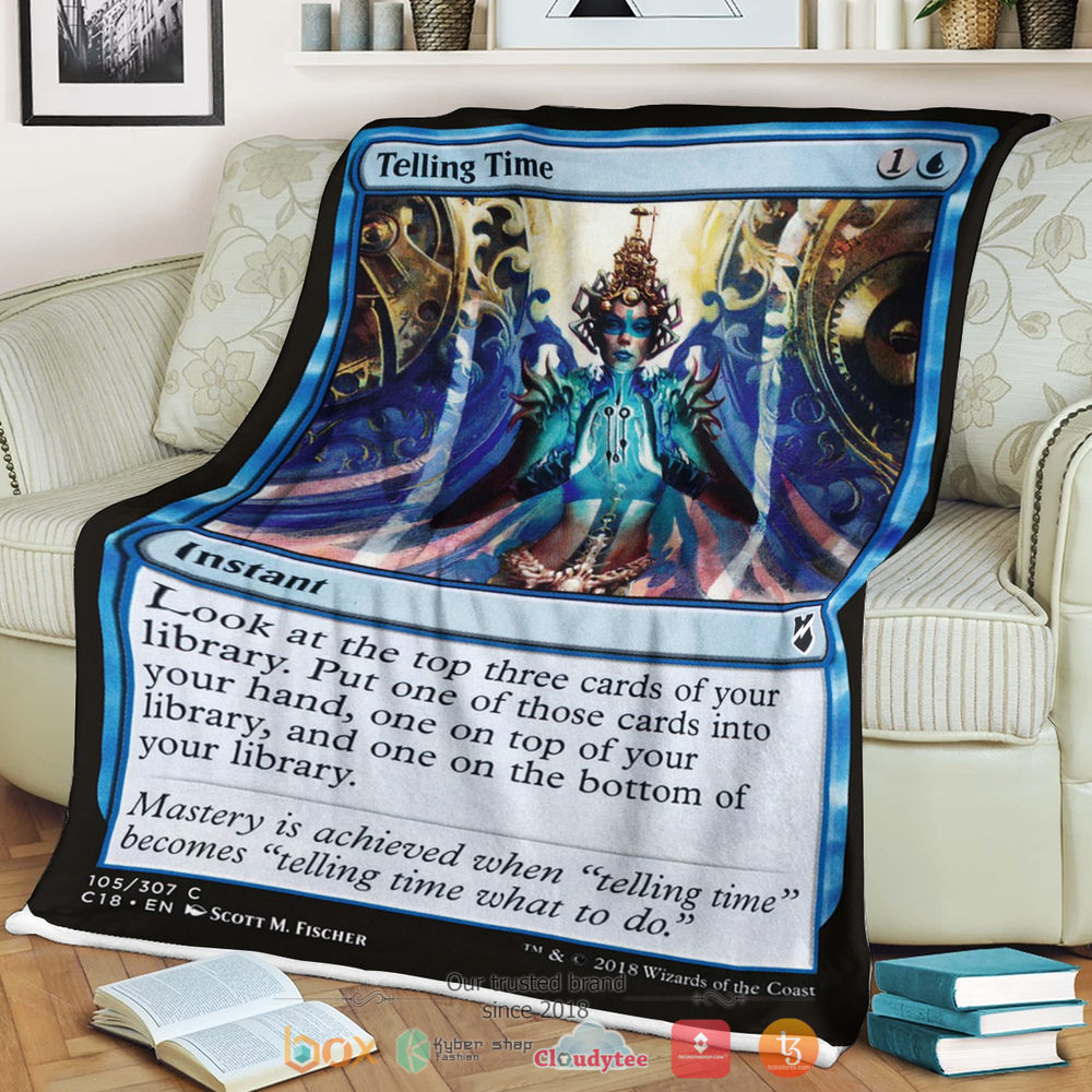 Game Mtg Telling Time Blanket Game Mtg Telling Time Blanket
