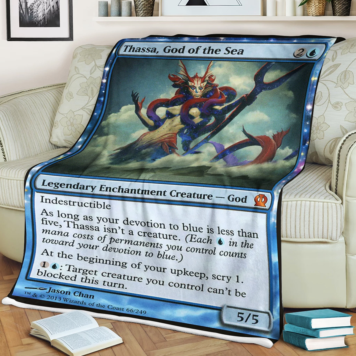 Game Mtg Thassa God Of The Sea Blanket Game Mtg Thassa God Of The Sea Blanket