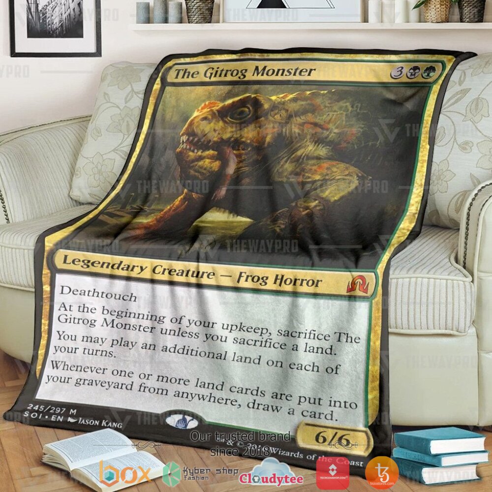 Game Mtg The Gitrog Monster Soft Blanket Game Mtg The Gitrog Monster Soft Blanket