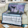 Game Mtg Tolarian Academy Sherpa Blanket