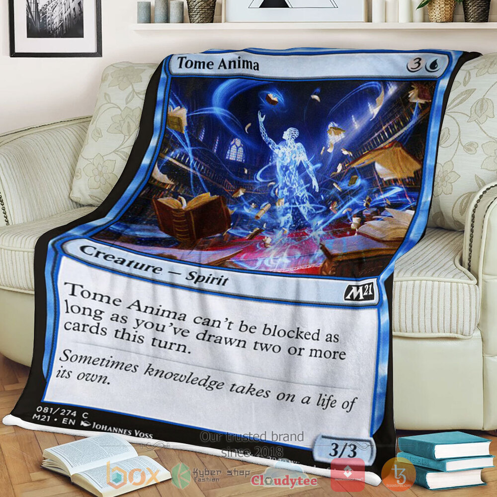 Game Mtg Tome Anima Fleece Blanket Game Mtg Tome Anima Fleece Blanket