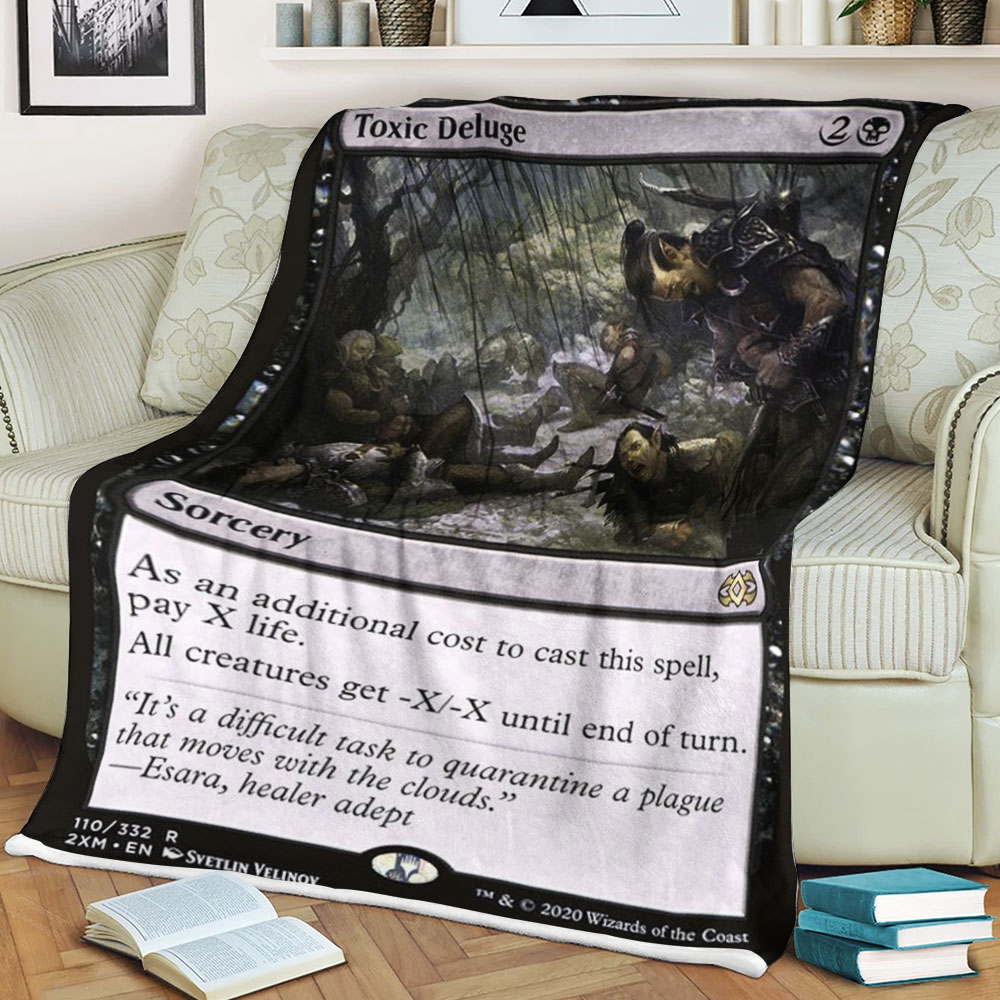 Game Mtg Toxic Deluge Blanket Game Mtg Toxic Deluge Blanket