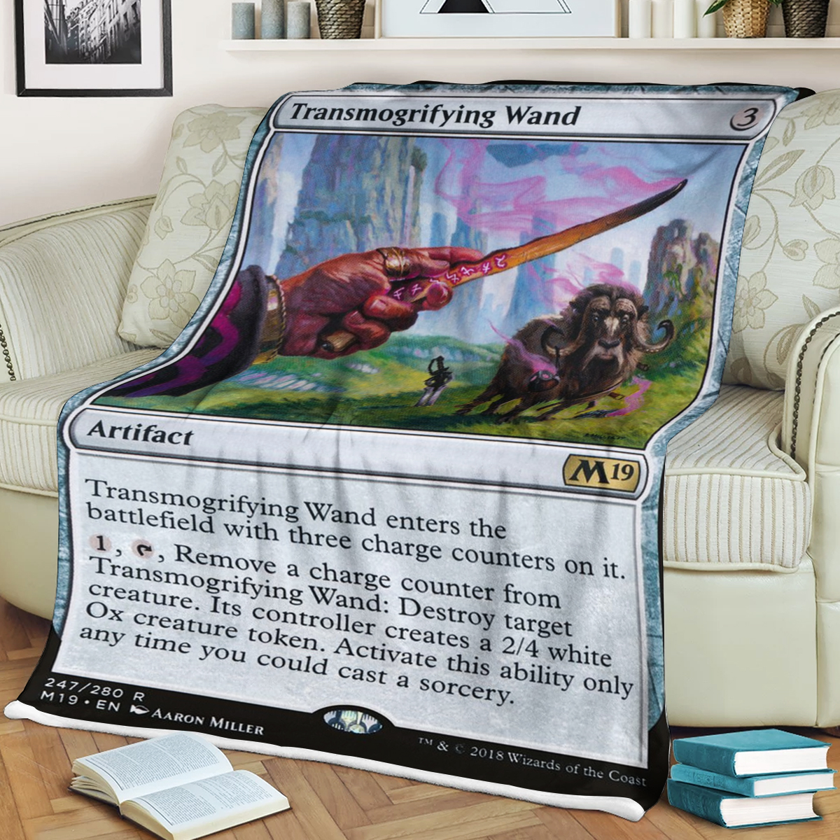 Game Mtg Transmogrifying Wand Blanket Game Mtg Transmogrifying Wand Blanket