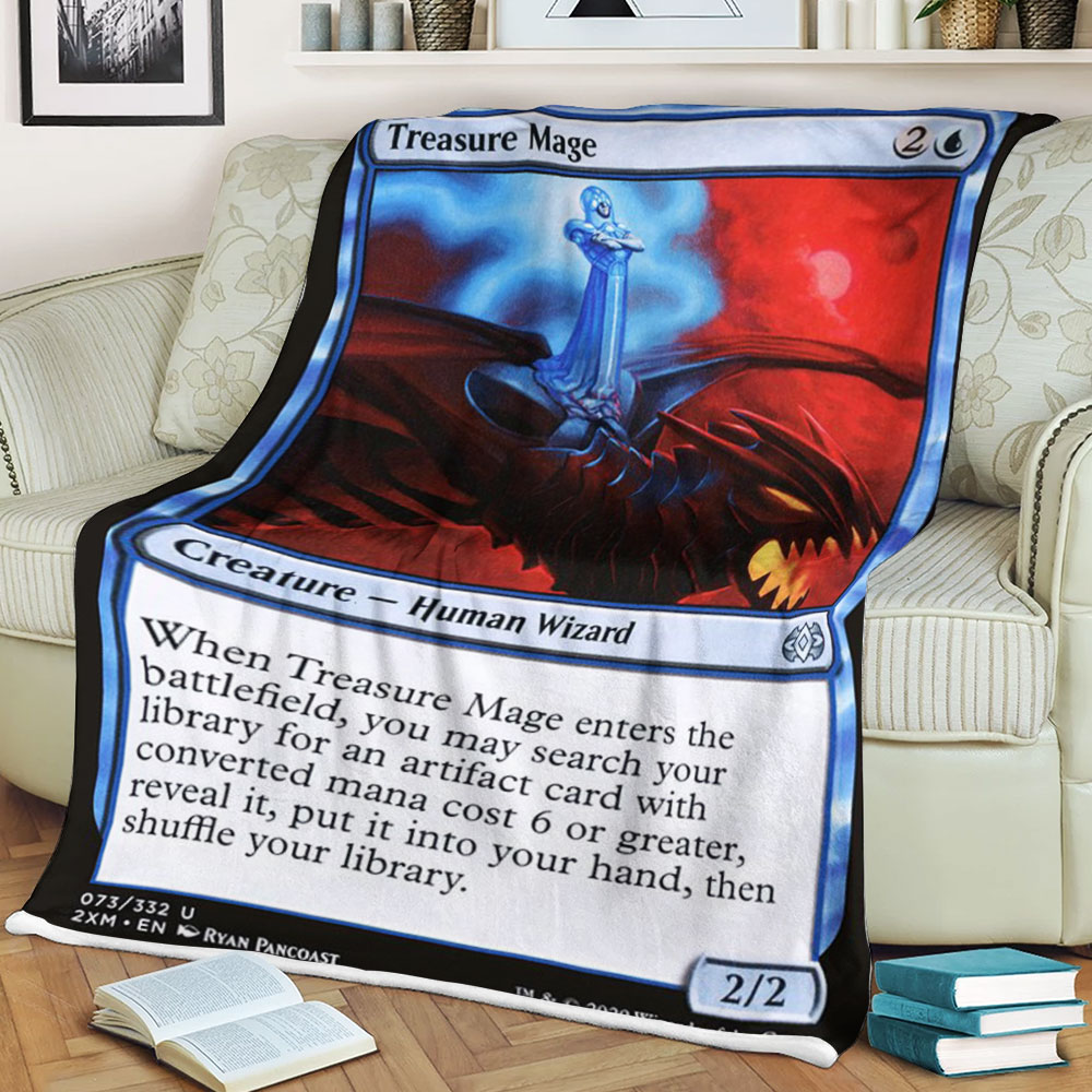 Game Mtg Treasure Mage Blanket Game Mtg Treasure Mage Blanket