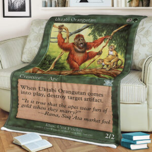 Game Mtg Uktabi Orangutan Blanket