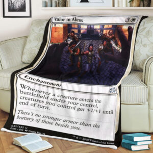 Game Mtg Valor In Akros Blanket
