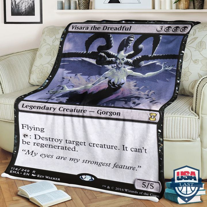 Game Mtg Visara The Dreadful Fleece Blanket Game Mtg Visara The Dreadful Fleece Blanket