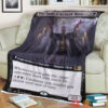 Game Mtg Vito Thorn Of The Dusk Rose Fleece Blanket