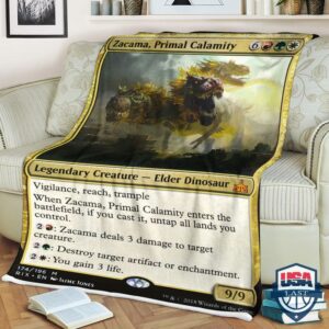 Game Mtg Zacama Primal Calamity Fleece Blanket