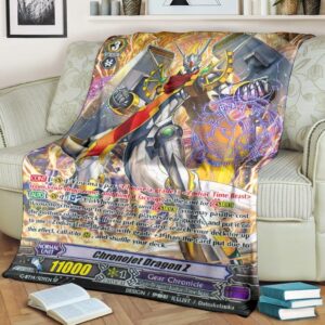 Game Vanguard Cards Chronojet Dragon Z Sp Custom Soft Blanket 2