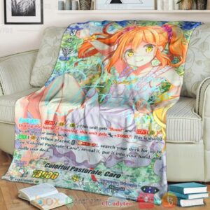 Game Vanguard Cards Colorful Pastorale Caro Rainbow Ssp Custom Soft Blanket 2