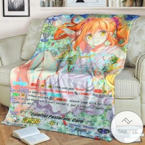Game Vanguard Cards Colorful Pastorale Caro Rainbow Ssp Custom Soft Blanket