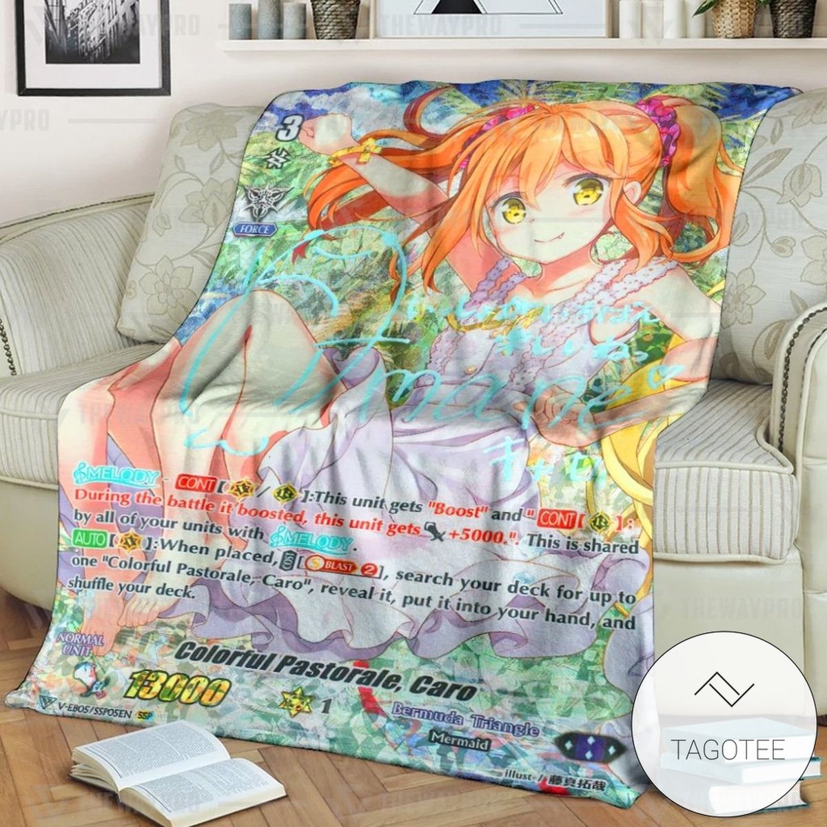 Game Vanguard Cards Colorful Pastorale Caro Rainbow Ssp Custom Soft Blanket Game Vanguard Cards Colorful Pastorale Caro Rainbow Ssp Custom Soft Blanket