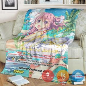 Game Vanguard Cards Colorful Pastorale Fina Rainbow Ssp Soft Blanket