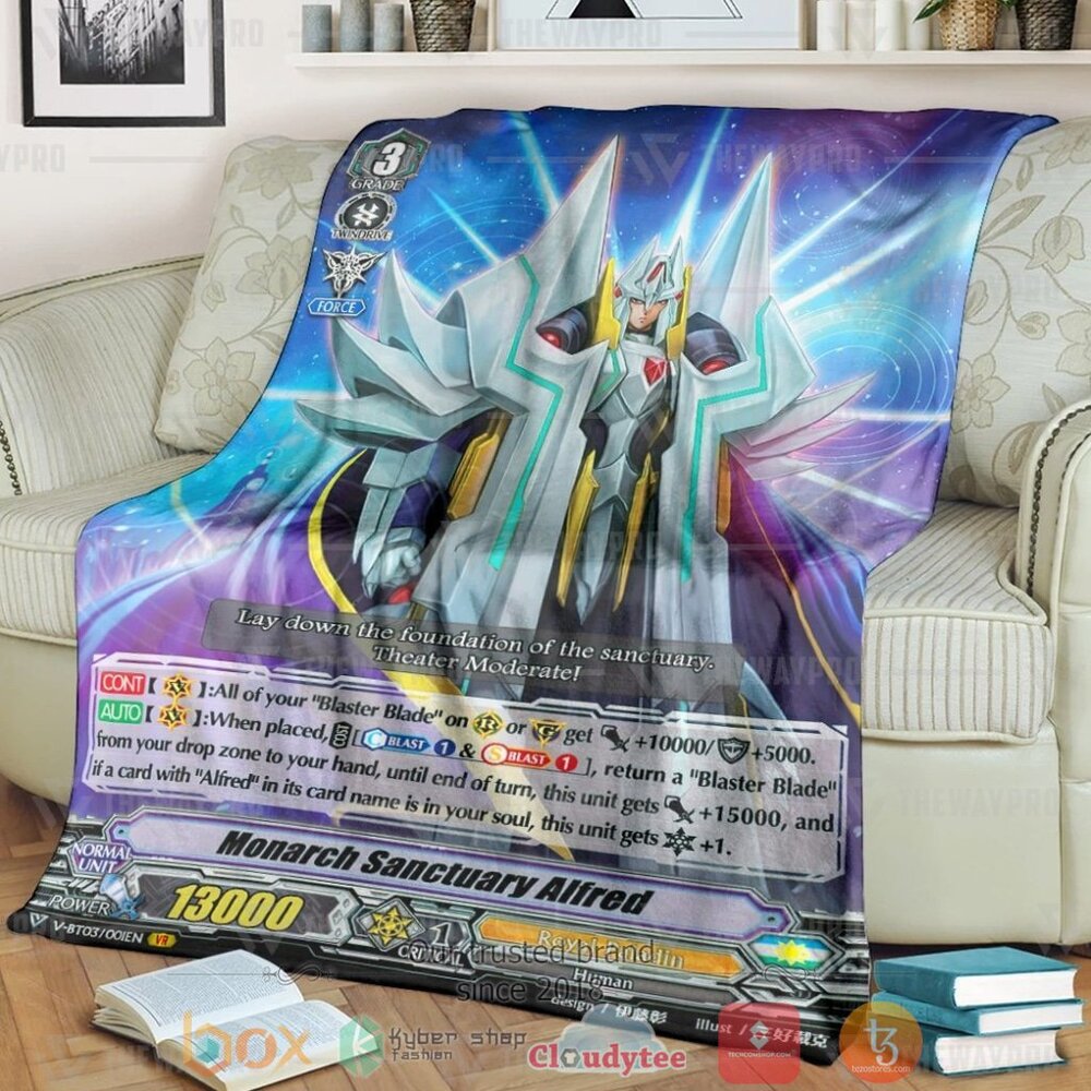 Game Vanguard Cards Monarch Sanctuary Alfred V Series Custom Soft Blanket 3 Game Vanguard Cards Monarch Sanctuary Alfred V Series Custom Soft Blanket 3