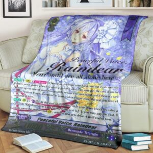 Game Vanguard Cards Peaceful Voice Raindear Wedding Sp Custom Soft Blanket 2