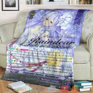 Game Vanguard Cards Peaceful Voice Raindear Wedding Sp Custom Soft Blanket 3