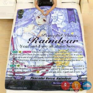 Game Vanguard Cards Peaceful Voice Raindear Wedding Sp Soft Blanket