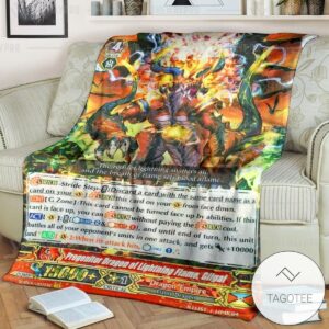 Game Vanguard Cards Progenitor Dragon Of Deep Sea Balanerena Custom Soft Blanket